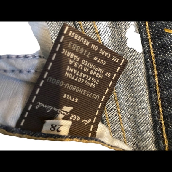 Seven For All Mankind Flip Flop Jeans Size 28 - Picture 5 of 8